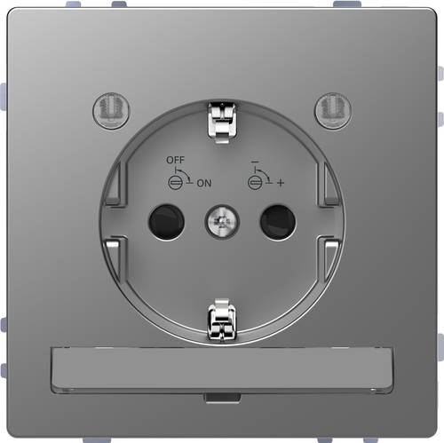 Merten Steckdose System Design Edelstahl MEG2304-6036 1St.