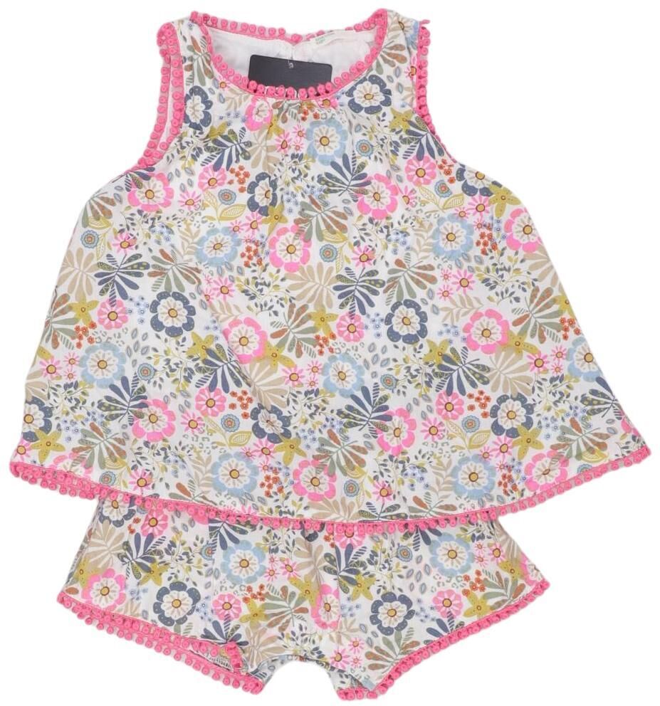 United Colors OF Benetton Mädchen Strampler, Mehrfarbig, Gr. EU 68, Baumwolle - Second Hand