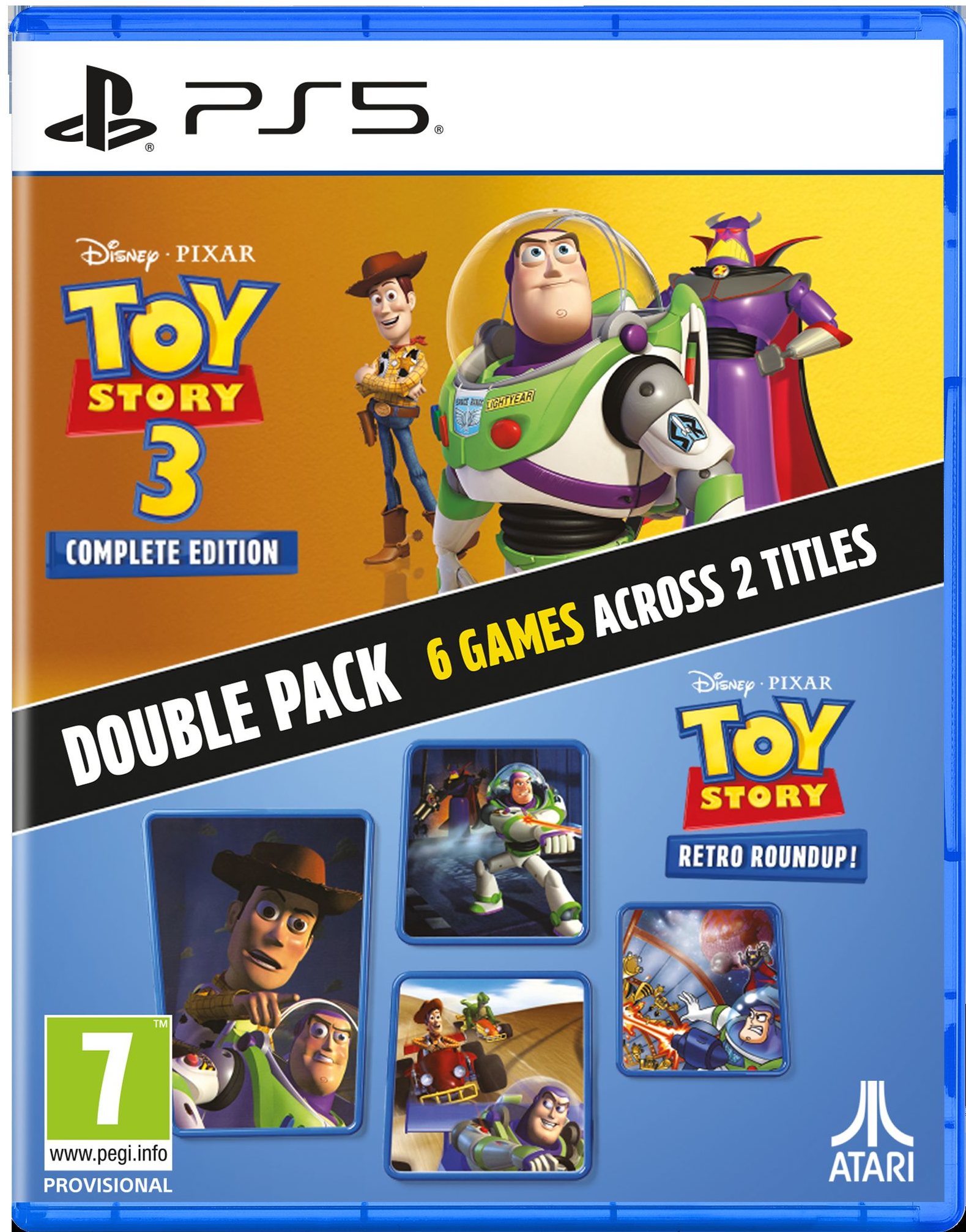 Toy Story: Retro Roundup! + Toy Story 3 Complete Edition Double Pack PS5