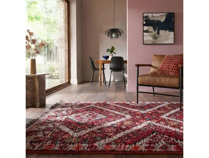 Hochflorteppich Emil 200 x 300cm Rot