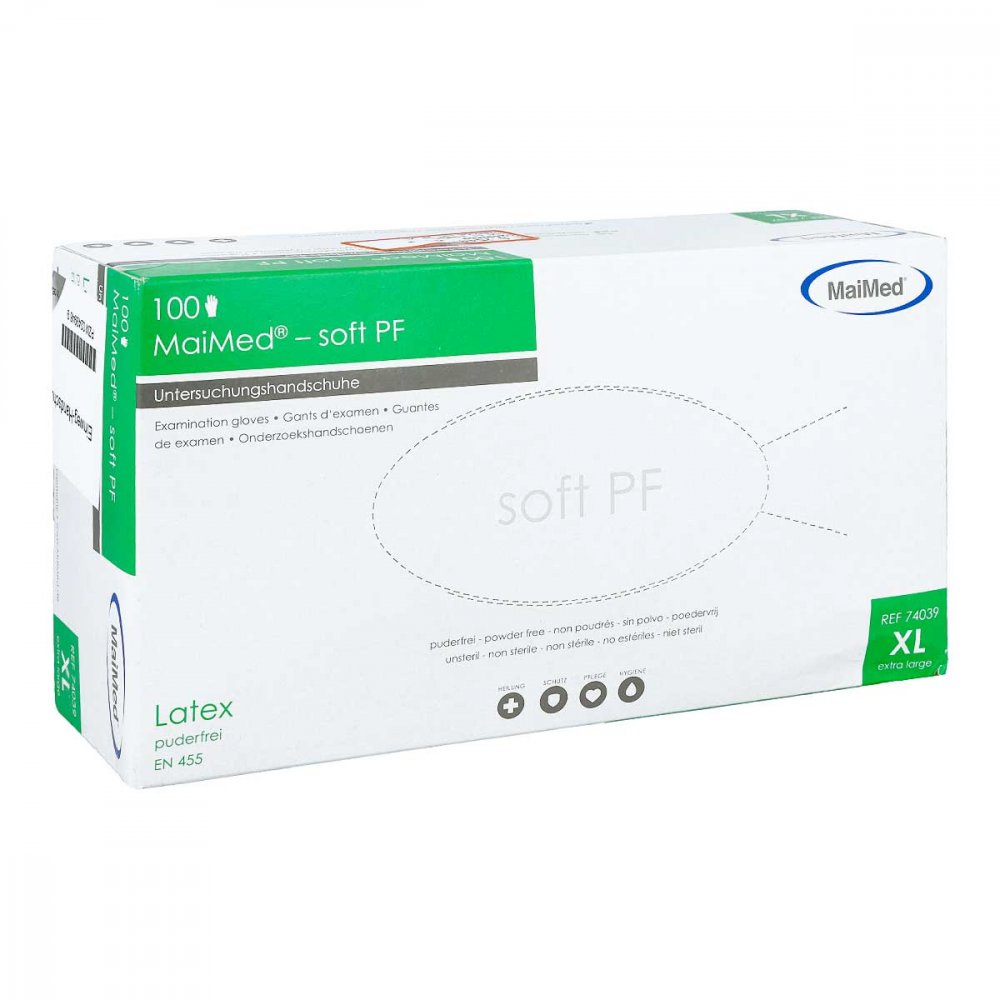 Param GmbH Handschuhe Einmal Latex puderfrei Xl 02499469