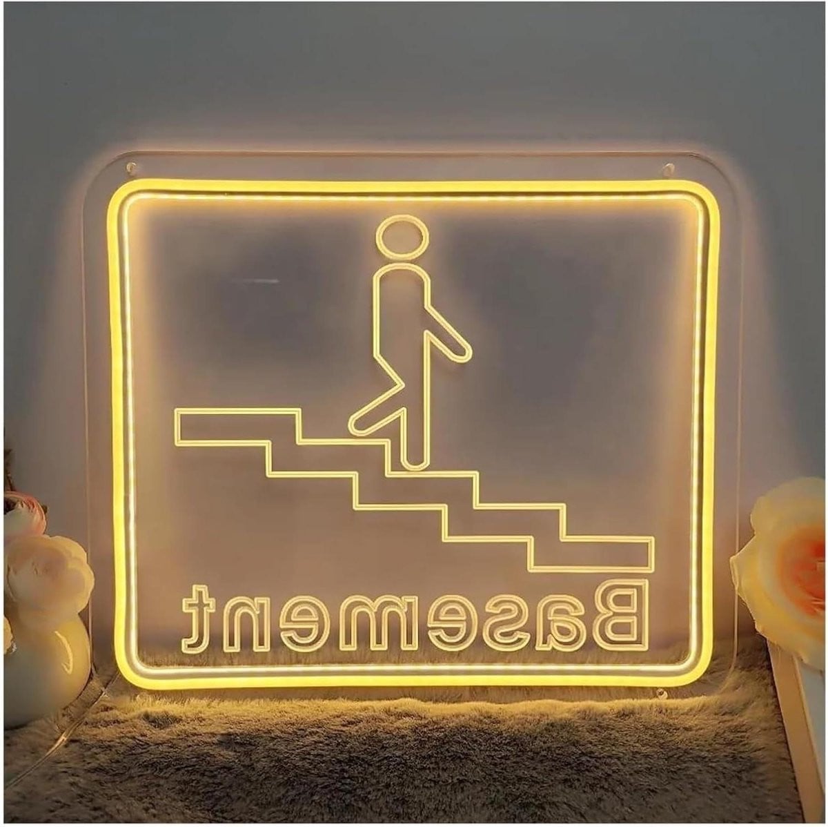 Modern LED Neonlamp Decoratie voor Wandmontage met 3D Effect