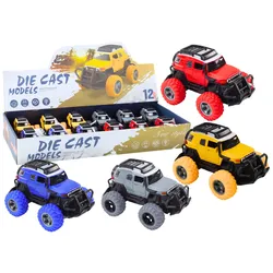 Geländewagen 1:32, Metall, Gummiräder, Lichter, Geräusche, Antrieb
