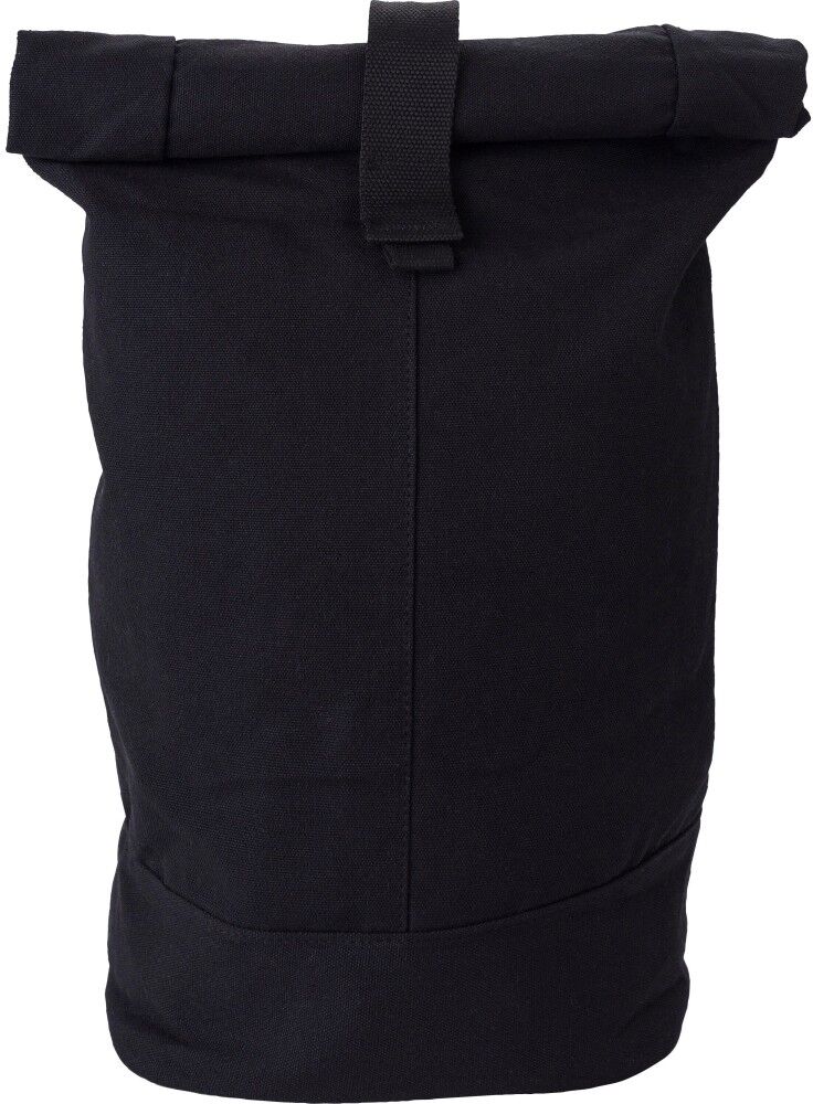 Sac à dos roll-top en polyester personnalisé pour vos loisirs Micah noir