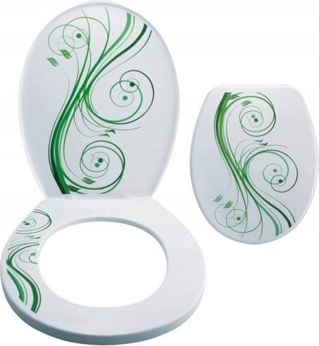 BISK Toiletbril met 3D jasmijnprint
