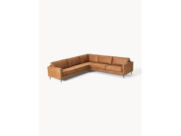 XL-Leder-Ecksofa Hunter