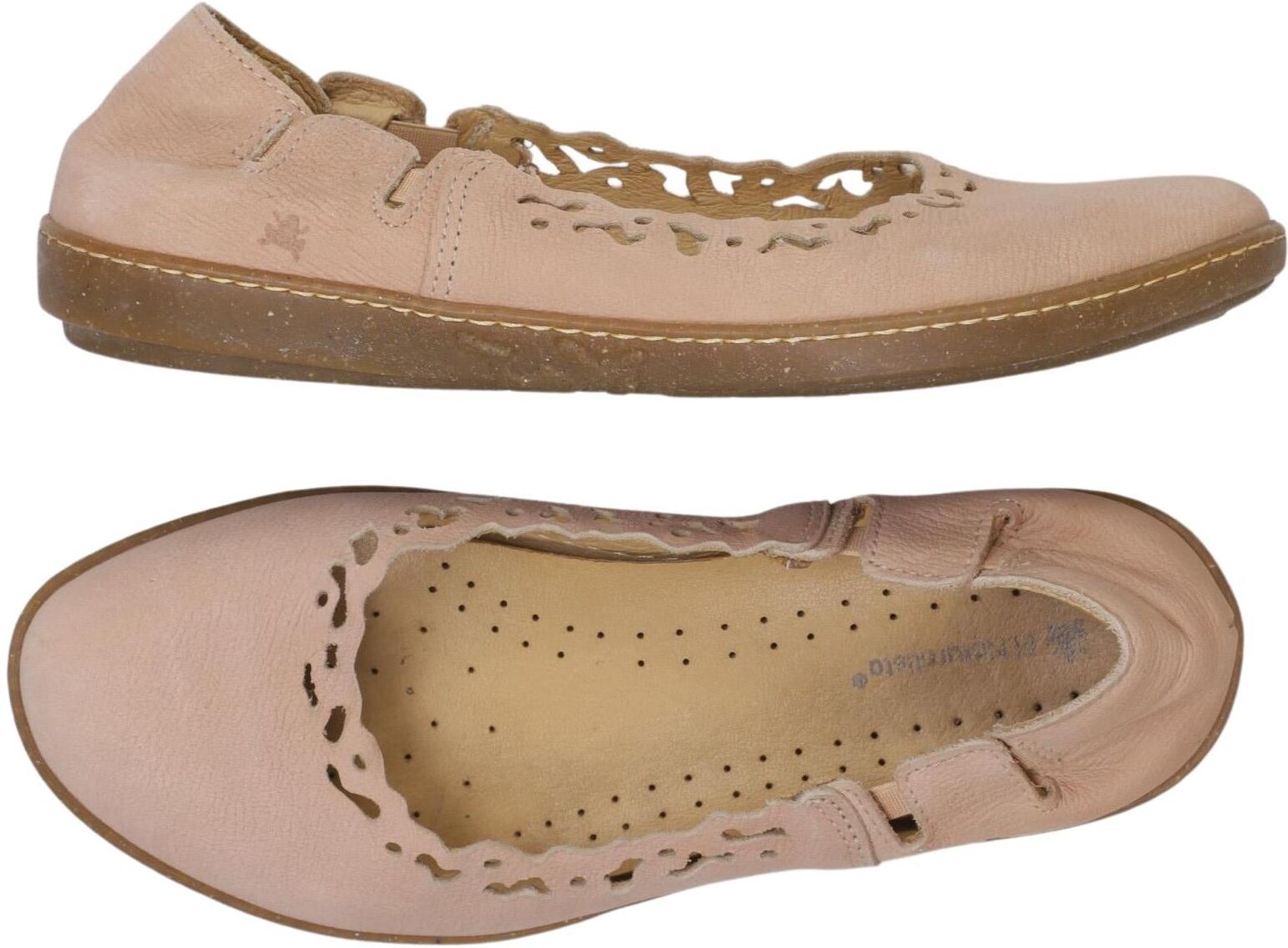 El Naturalista Damen Ballerina, Pink, Gr. EU 37, kein / Etikett - Second Hand