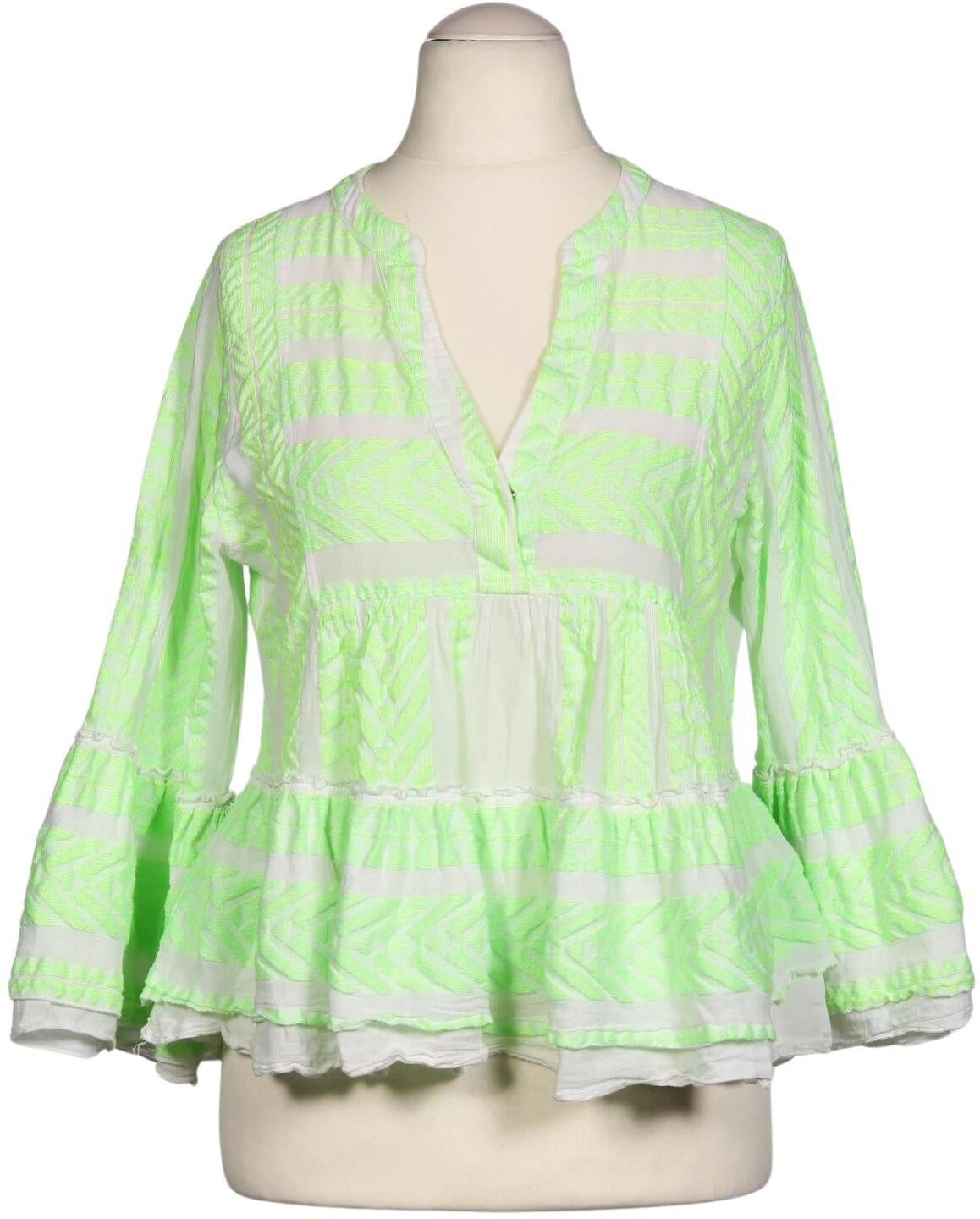 Devotion Damen Bluse, Neon, Gr. S, Elasthan / Baumwolle - Second Hand