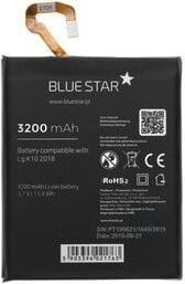 Bluestar vervangende batterij voor LG K10 (2018) en LG X410, 3200mAh, Li-ion, model BL-36T