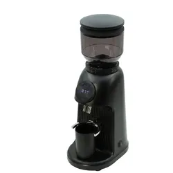 ROASTLY GF64 Coffee Grinder, 64mm Flat-Burr, Famous White Label, Electric Single Dose Coffee Grinder, Near Zero Retention (Black)