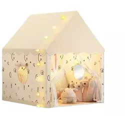 Spielzelt mit pfirsichfarbenem Dach – 100 x 120 x 130 cm