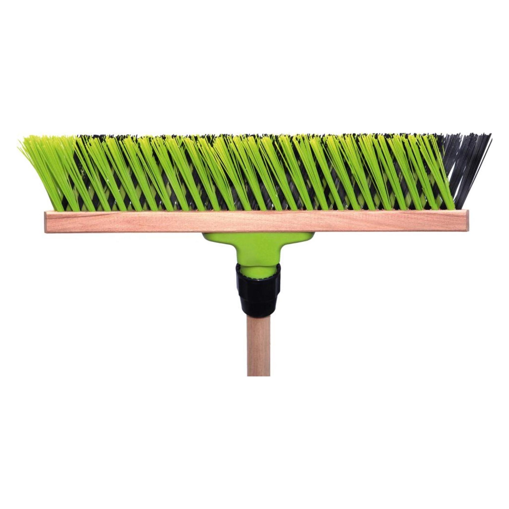 Magni Garten- u.Strassenbesen PVC-X-Borsten Elaston 40cm mit Stiel (4047883107484)