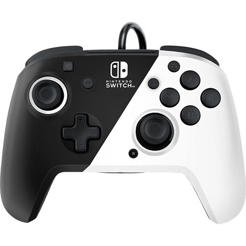 PDP-PerformanceDesig Controller Faceoff Deluxe+Audio schwarz/weiß Switch