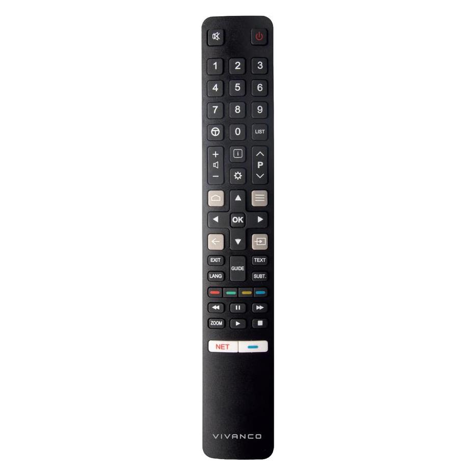 Vivanco Ersatz-Fernbedienung für TCL TV (Gerätespezifische Fernbedienung, Infrarot) (VNREMOTETCL)
