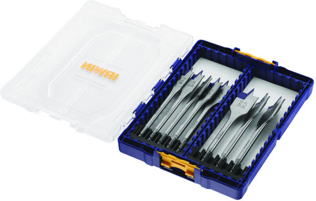 Irwin Jeu de 8 fraises plates pour bois ; Irwin Tools (IW4041010)