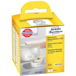 Avery, Etiketten, Rollenetiketten