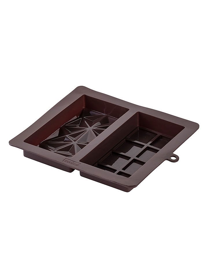 Zenker Doppelte-Silikonform "Dubai" in Braun - (L)22,5 x (B)19 cm - onesize