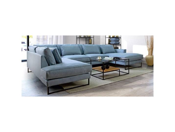 Wohnlandschaft Ashford Graublau