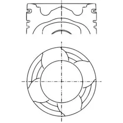 Kolben MAHLE 227 PI 00142 000