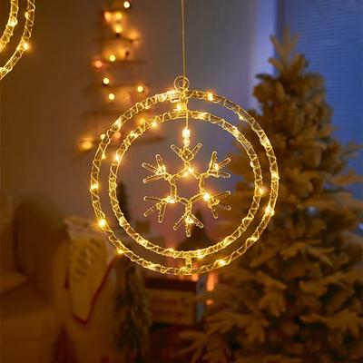 Uplift Treasures LED Christmas Figure Hanging Lights snowflakes