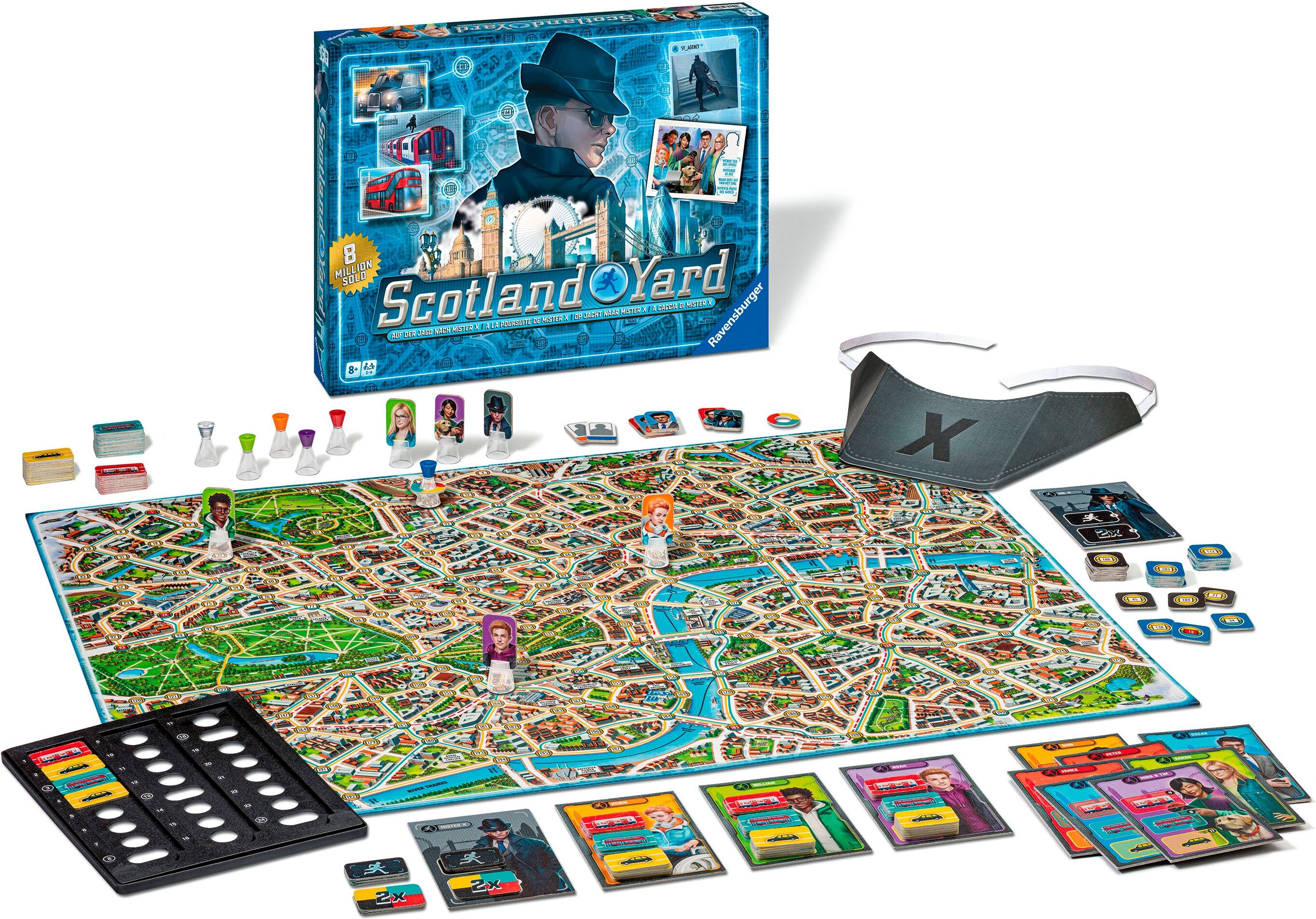Spiel RAVENSBURGER "Scotland Yard", bunt, Spiele, Kinder, Spiel, Made in Europe
