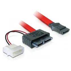 DeLOCK SATA All-in-One Kabel 0.3m, Slimline (Buchse)