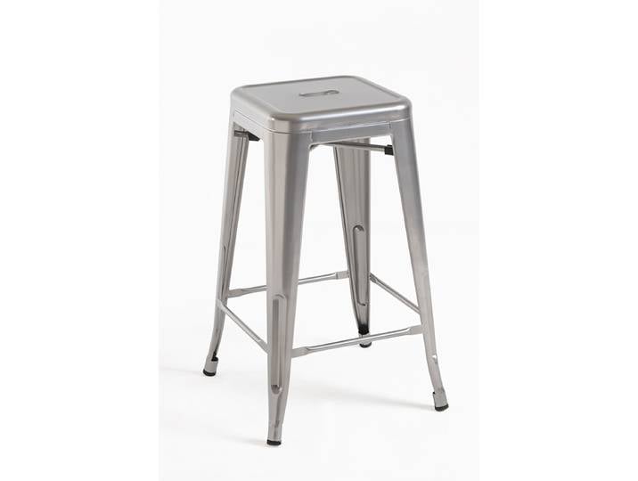 4er Set Torix Niedrige Hocker 65 cm - Gris métallique
