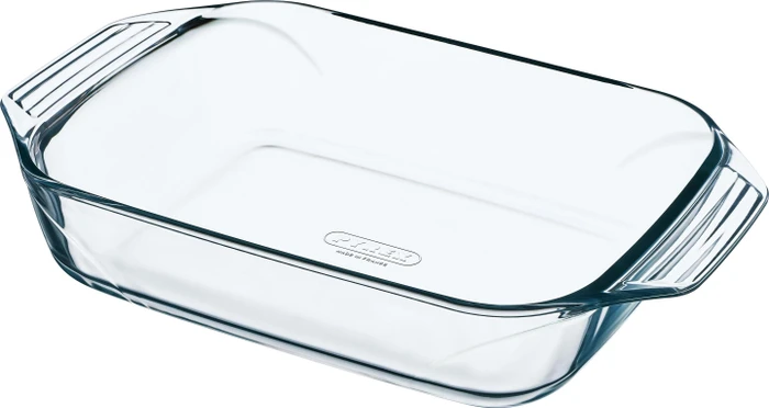 Pyrex-Backform aus gehärtetem Glas 30 × 20 cm
