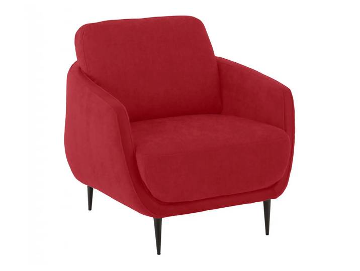 Sessel Lima Basic Candy / Farbe: Cherry / Material: Leder Basic