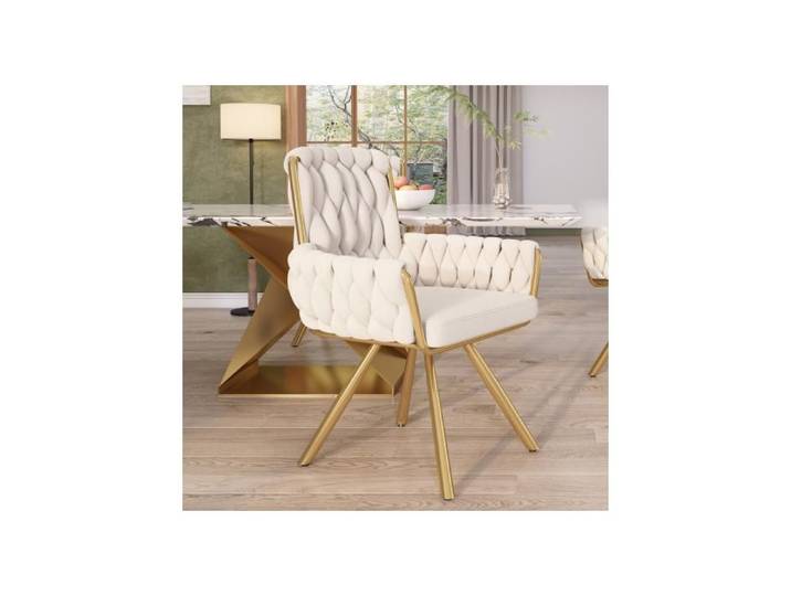 Fauteuil fauteuil pivotant de luxe pour salon et chambre à coucher fauteuil pivotant de loisirs avec quatre pieds
