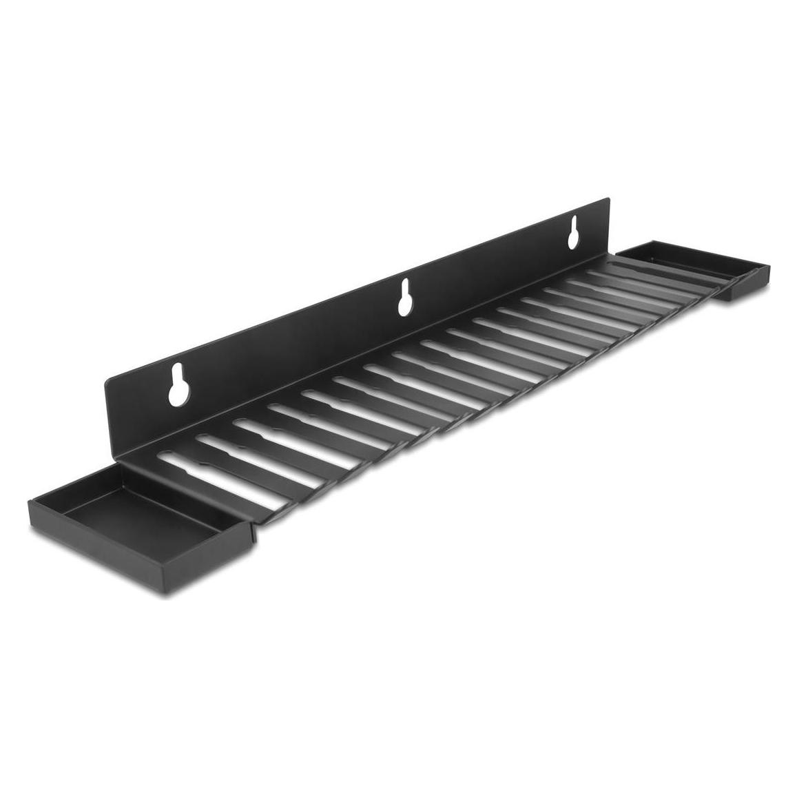 Delock Kabelhalterung 401 x 71 mm zur Wandmontage mit zwei A (67180)