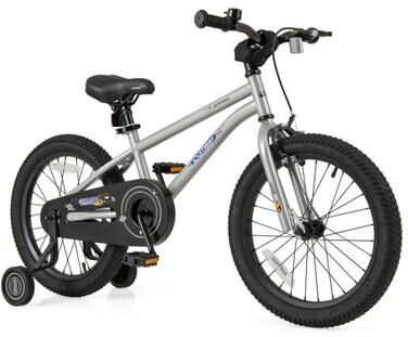 Costway 18-Inch Kids Bike Bicycle for Boys Girls 4-8 with High Carbon Steel Frame