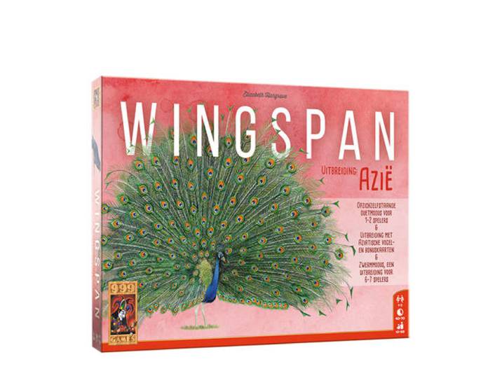 999 Games wingspan uitbreiding: azië uitbreidingsspel