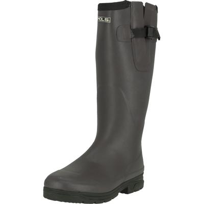 Gummistiefel MOLS "Pennant", Herren, Gr. 43, schwarz (khaki, schwarz), Gummi, Schuhe Gummistiefel, mit wärmendem Isolationsneopren