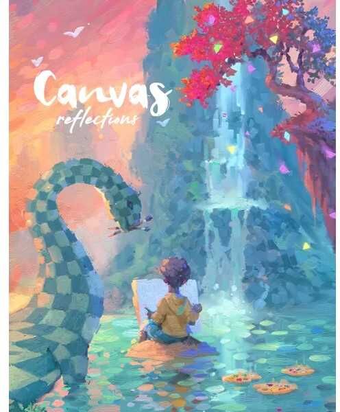 Road 2 Infamy Games Canvas: Reflections - Expansion for Canvas Board Game with Mirror Cards and Wider Game Board