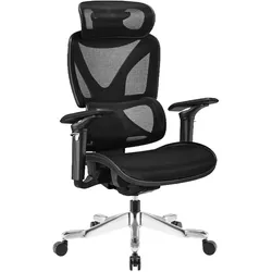 Carmen REIMS Ergonomischer Bürostuhl – Schwarz