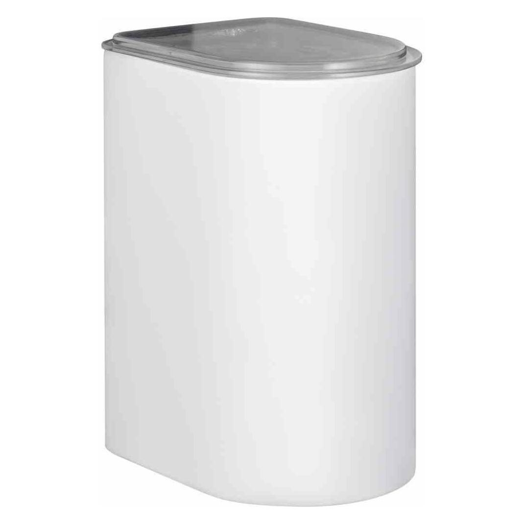 Wesco Vorratsdose LOFT 3 Liter aus hochwertigem Stahlblech mit Acryldeckel in der Farbe weiss matt - (3 l) (321421-74)