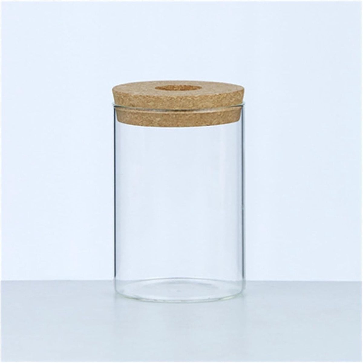 Glazen Terrarium Flessen met Kurken Deksel - Transparante Decoratie Potten voor Planten - 10 x 30 cm