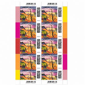 DeutschePost Briefmarken Set, 10 Stück à 1,25 EUR, Künstlerkolonie Nidden, international, nassklebend