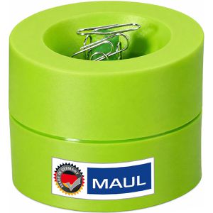 Maul Maul Büroklammerspender 3012354,  pro, magnetisch, mit 15 Klammern, grün