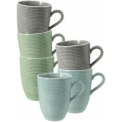 Seltmann, Tasse, Beat Color Glaze Kaffeebecher (350 ml, 6x)