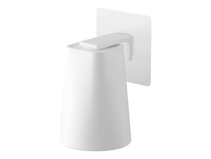 YAMAZAKI 5487 TOWER Film Hook Holder with Cup\, white\, TUMBLER : ABS Resin/Magnet FILMHOOK : ABS Resin/Silicone/Polycarbonate/PET/Polyurethane Steel\, 7 x 7 x 9.5 (tumbler) cm
