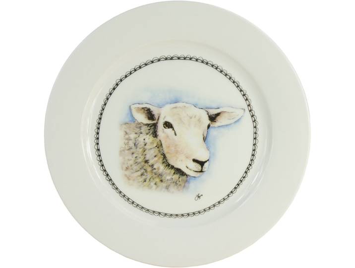 Boerenwinkel Ontbijtbord - Servies - Bord - Ø21 cm - Schaap