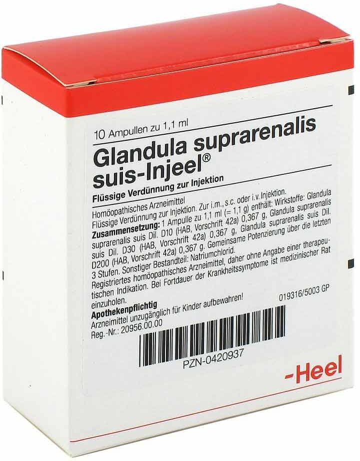 Glandula Suprarenalis suis Injeel Ampullen