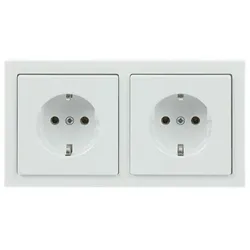 Busch-Jaeger SCHUKO Doppelsteckdose 20-2 EUCJ-184K-503