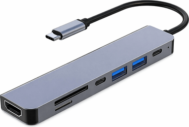 Drop Dash Deals USB C Hub Adapter For Laptops Multiport Type C Connectivity USB C Hub Adapter For Laptops Multiport Type C Connectivity
