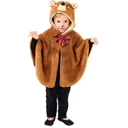 Kinder-Poncho "Bärchen", braun