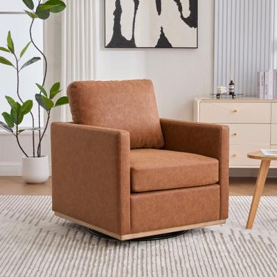 Kodotan sofa "30.7""W Upholstered Square Swivel Accent Chair and Comfy Accent Single Sofa Chair, 360 Degree Club Chair, Lounge Armchair"