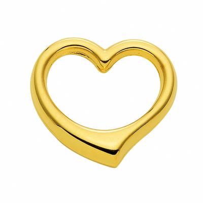 Kette mit Anhänger ADELIA´S "Damen 333 Gold Anhänger Swingheart", gold, Halsketten, Damen, Gold, Schmuckset - Set mit Halskette