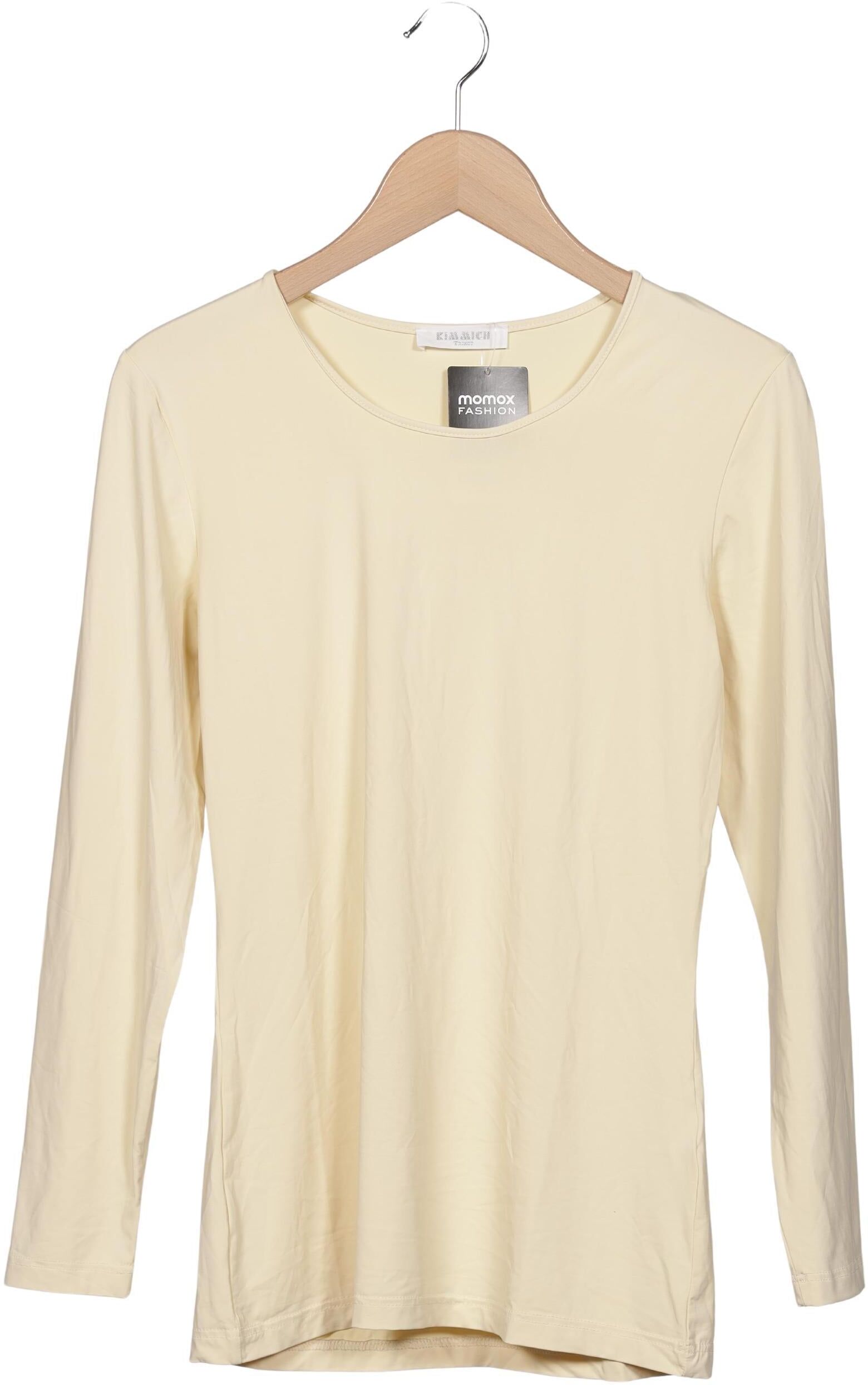 Kimmich Trikot Damen Langarmshirt, Cremeweiß, Gr. S, Synthetik / Elasthan - Second Hand
